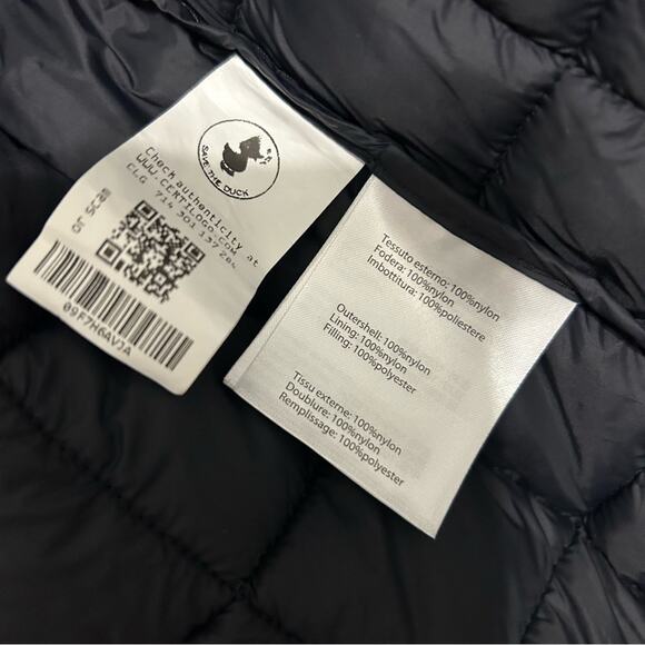 Save The Duck Colin Ultra Light Jacket Quilted Puffer Boys Black Plumtech  sz 6 - Picture 10 of 12